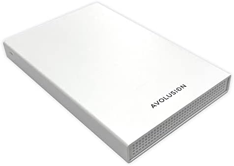 Avolusion HD250U3 -WH 1TB USB 3.0 disco rígido de jogos externos portáteis - Branco - Garantia de 2 anos