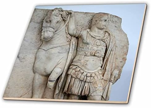 3drose roman sebasteion allear escultura de imperial príncipe diokouros - telhas