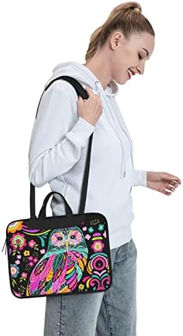 Anime Owl Portable ombro Bolsa de laptop/bolsa de computador com alça superior