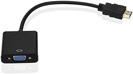 1080p HDMI Male para VGA Feminino Feminino Adaptador de conversor de cabo de cabo para monitor PC