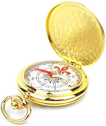 XXXDXDP Pocket Watch Flip Compass portátil de navegação portátil bússola luminosa no chaveiro de navegação escuro Chaves