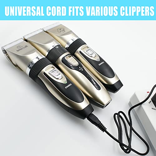 Boeea Universal Hair Clipper Charger Cord, Cabô de carregador de substituição compatível com vários cortadores de