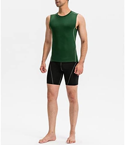 UNEEDVOG Men's Compaction camisas sem mangas camisetas atléticas tampas de tampas de fitness Camada de treino de gesto