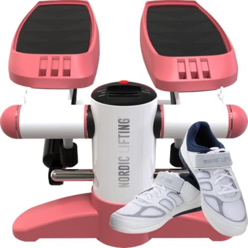 Mini Stepper - pacote rosa com sapatos Venja Tamanho 8 - Branco