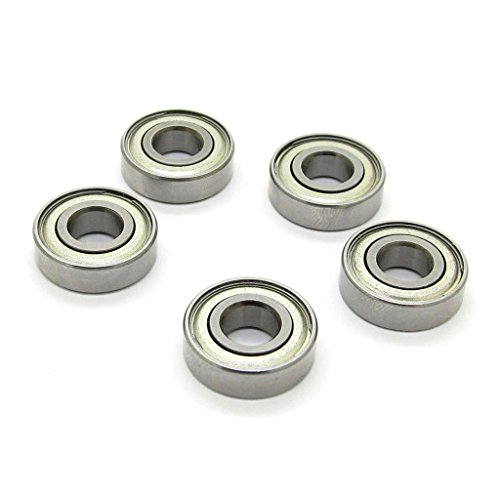 7x17x5 mm Rolamento de esferas de ranhura profunda miniatura 697zz 619/7zz 1080087 697Z rolamentos de skate 10 pcs skateboard rolamentos