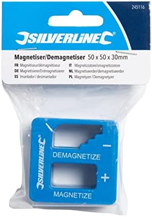 Silverline 245116 Magnetizador/DeMagnetiser 50 x 50 x 30 mm