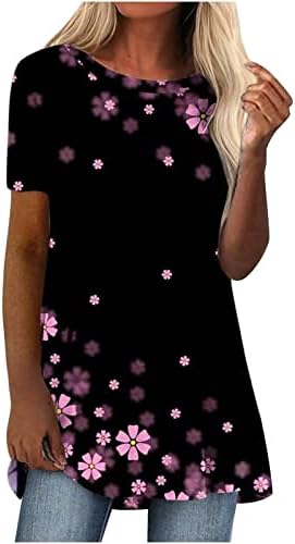 Charella Lady Fall Summer Cotton Top Roupas de manga curta Camiseta de blusa gráfica para fêmea 5b 5b