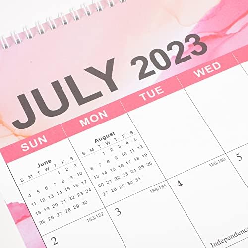 Nuobesty 2023-2024 Calendário de parede de 18 meses de julho de 2023 - dezembro de 2024 Calendário mensal para compromisso de aniversários