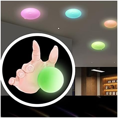 Confiança Craftsman 6cm Party Rave Bolas luminosas Acessórios do festival de decoração de roma brilho no squeeze squeeze luminoso decorações de festa de bola férias Família Família de Natal Decoração de Halloween