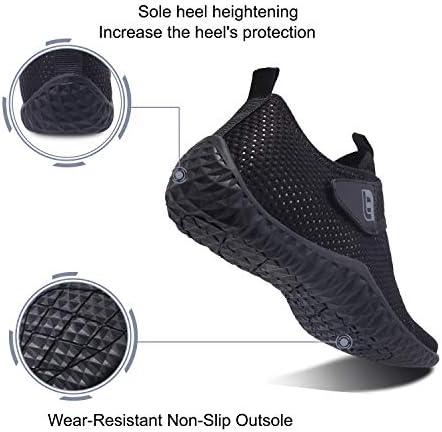 Sapatos de água de natação para homens homens rápidos seco descalço tênis aqua sapato para caminhada de praia rio de passeio de passeio ao ar livre esportes aquáticos