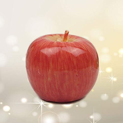 Simulação de Natal da Galpada Apple Creative Apple Candle Simulation Decoração de presentes para garotas Decorações