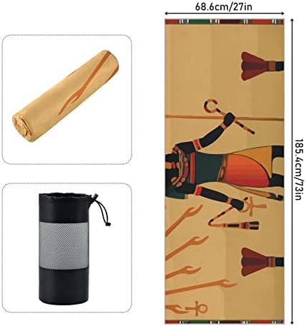 Bobertor de Yoga Aunstern Ancião-Egípcio-Sun-Sun Life Towel Yoga Mat Toalha