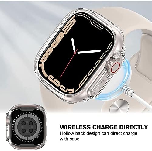 BCMCBV para Apple Watch Ultra 49mm Case Apple Watch 8 45mm 41mm Iwatch Ultra Caso 49mm Sem protetor de tela PC à prova de choque
