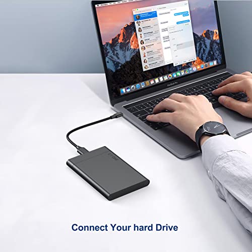 Micro B para USB C Cabo do disco rígido 1 pés, Urelegan USB 3.1 Tipo C a Micro B Cabo Compatível com MacBook Pro Air, Galaxy