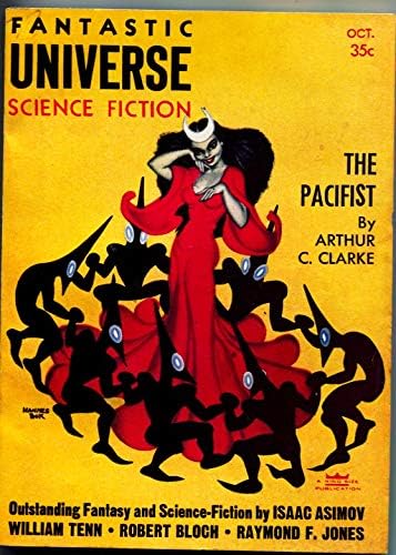 Fantastic Universe Science Fiction-Oct 1956-Pulp-Hannes Bok-Isaac Asimov