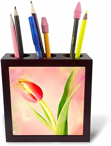 3drose tulip como pintura fotográfica pintura de arte - titulares de caneta de telha