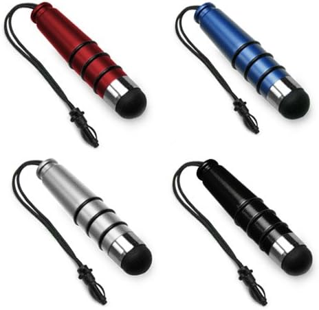 Caneta de caneta de ondas de ondas de caixa para a Glow - Mini caneta capacitiva, caneta de caneta capacitiva de ponta de borracha para Glow - Jet Black