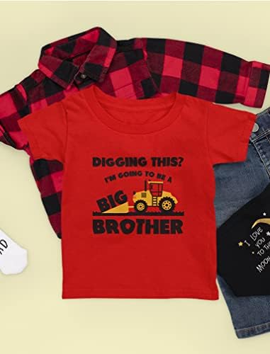 Camisa do Big Brother para Camisetas de Tractor de Anúncios de Gravidez da Criança para meninos