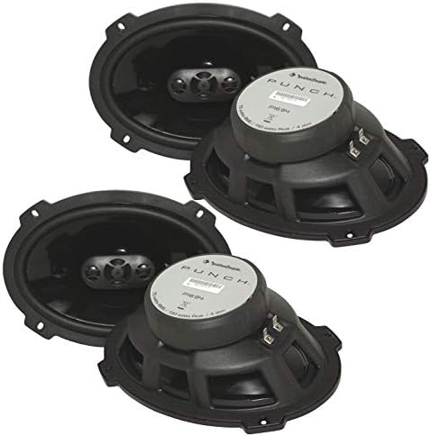 Rockford Fosgate P1694 600 watt 6x9 Série de punção de 4 alto-falantes de áudio de carro de 4 vias-Design de cesta do