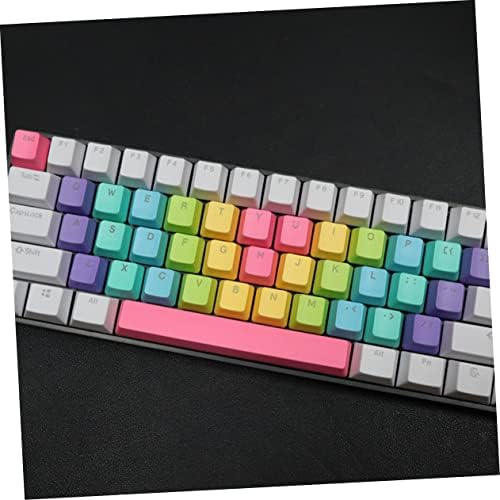 Solustre pbt teclado mecânico mecânico kits kits de ornamentos gradiente keycaps teclado tampa de teclado tampa do teclado