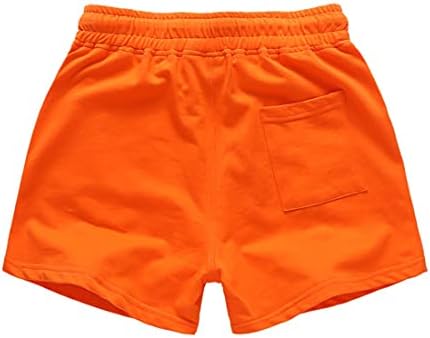 Seekme Men's Cotton de 5 shorts shorts elásticos Cintura Pocket Jogger Sweat Short Short