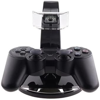 Dumvoin Dual Charger Controller Stand Charging for PlayStation 3-PS3