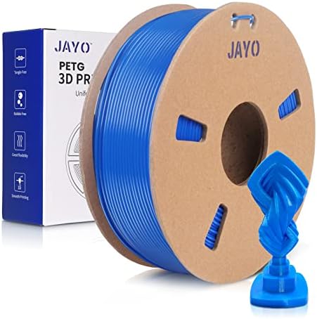 Filamento da impressora 3D Jayo Petg, 1,75 mm PETG FILIment Spool de 0,65 kg de papelão, precisão dimensional consumível