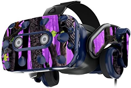 Mightyskins Skin Compatível com o fone de ouvido HTC Vive Pro VR - Camo de Árvore Púrpura | Tampa protetora, durável e exclusiva