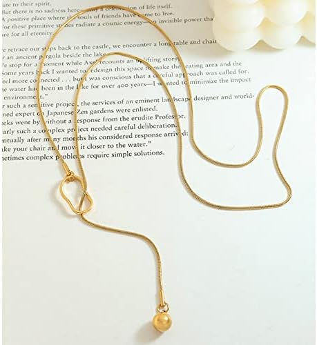 Colares de ouro compridos para mulheres jóias de moda de jóias de ouro