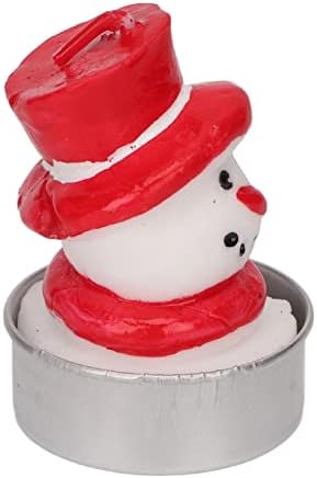 Christmas Snowman Candle