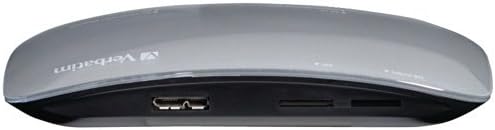 1 - SuperSpeed ​​USB 3.0 Universal Card Reader, suporta formatos de cartão de memória, incluindo compactflash tipo I