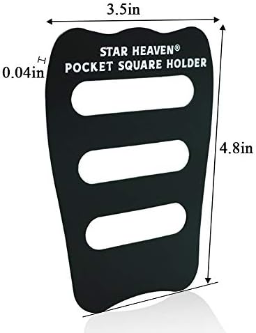 Pocket Squares Holder para homens, melhores acessórios para ternos, smokings, coletes e jaquetas, 1/3/5/8pack variado.