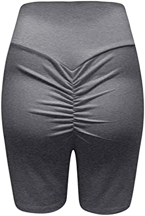 Shorts de moto de cintura alta feminina shorts de yoga de cintura cruzada com leggings com perneiras com/sem bolso feminino