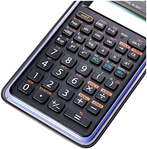 Calculadora Sharp Scientific El501tbvl, preto