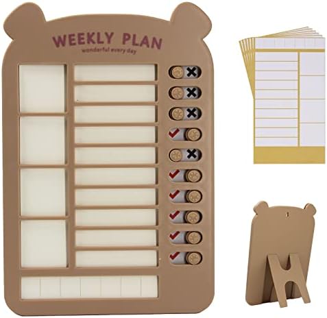 Diário e semanal Planner Boards Plástico Plástico RV Lista de verificação Placa de verificação destacável Lista de verificação