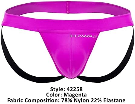 Hawair 42258 Microfiber Jockstrap Color Magenta Tamanho M