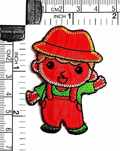 Kleenplus Patches fofos adesivo Red Boy Boy Cartoon Ferro