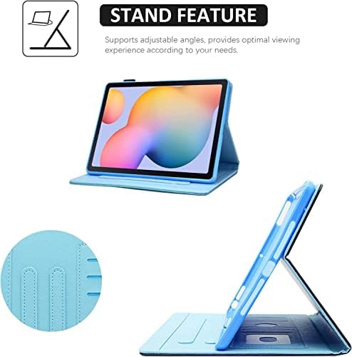 Kerom iPad 10th Geração Caso 2022 IPAD Case 10,9 polegadas, capa de suporte inteligente de couro PU Premium para iPad 10th Generation