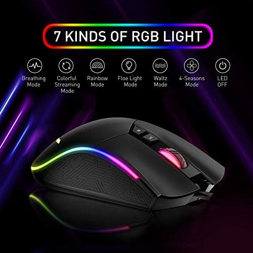 HAVIT HAVIT TECHADO MECÂNICO DE JOGOS E MOUSE COMBO AZUL SWITCH 104 TECHAS TECIOS RAINBOW LARGA DE LARGA DE LARGA, 4800