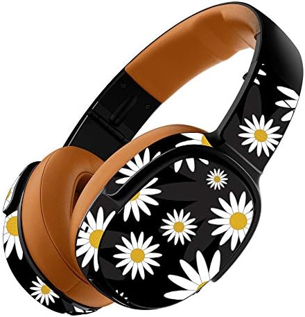 MightySkins Skin Compatível com SkullCandy Crusher 360 fones de ouvido sem fio - Daisies | Tampa de vinil protetora, durável e exclusiva | Fácil de aplicar, remover e alterar estilos | Feito nos Estados Unidos