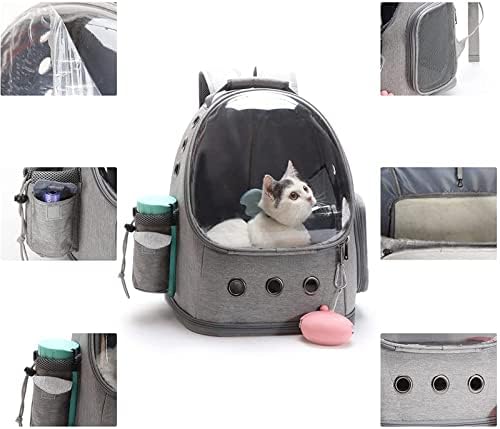 Akkis Pet Kaps Mackt Mackpack transportadora de mochila, bolsa de viagem de mochila para animais de estimação para cães de cachorrinho