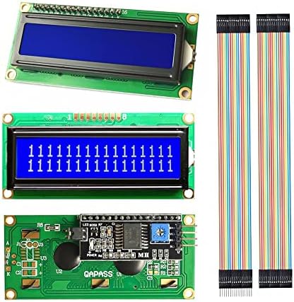 Wwzmdib 3pcs i2c iiC 1602 Módulo de exibição LCD 16 x 02 caractere para Arduino Raspberry Pi STM32 DIY Maker Project