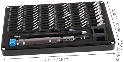 Solustre 1 Conjunto de fenda Ferramentas magnéticas AR Multitool Precision Tools Multi-Uso Chave de fenda 64- IN- 1 Chave de fenda