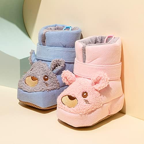 Sapatos bebês botas de criança sapatos de criança macia para criança, além de veludo, sem escorregamento, sapatos de algodão