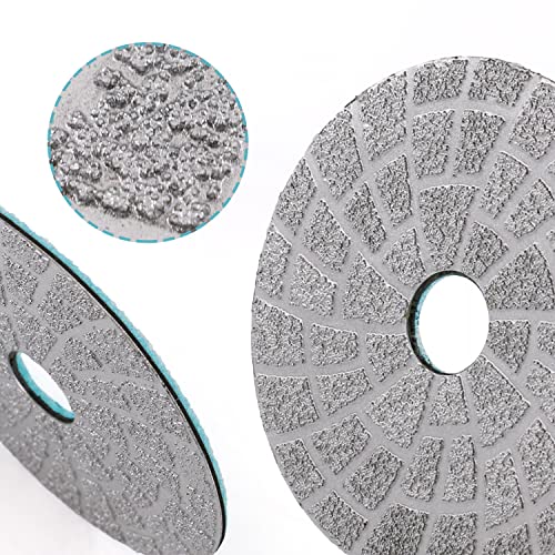 BSRTTTOOL 3pcs a vácuo Bavilhas de diamante de diamante Brinding Wheel Wheel Disc for Concrete