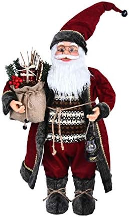 Momfei Papai Noel para casa Crianças de Natal Decorações fofas Decoração de casa estátua do tronco