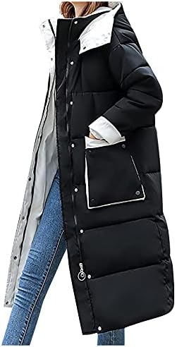 Jaqueta de soprador de cor sólida mais macia para mulheres equipadas com capuz parkas túnica de manga longa de inverno de inverno