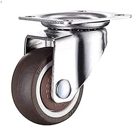 Rodas de placa nianxinn roda universal roda de borracha de 1 polegada de borracha 15 polegada de mesa de café com freio estante