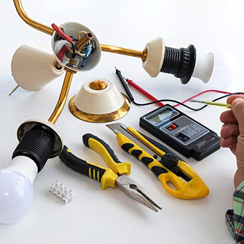 Patikil 1/8ip Thread 5 Tamar Kit de tubo de lâmpada com arruelas de porcas de travamento, 2 fixadores de estrondimentos hardware
