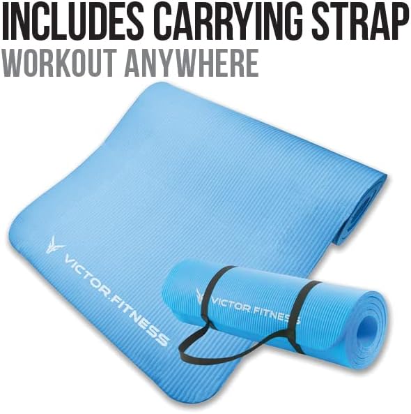 Victor Fitness Yoga Mat and Hip & Booty Bands